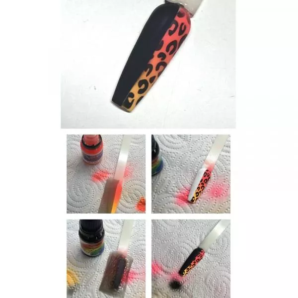 Airbrush Schablone Leo Muster 2 Airbrush Schablone Leo Muster 2